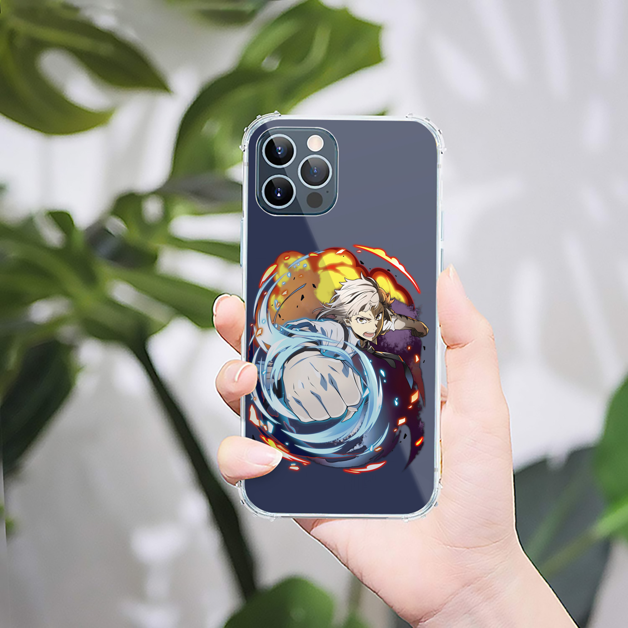 （画像用） 文豪ストレイドッグス Bungo Stray Dogs 【iPhone 12シリーズ対応】透明スマホケース（クリアソフトケース）
